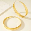 Thick Gold Hoop Earrings for Women Large Gold Hoops Earrings