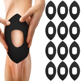 RANJIMA 12 Stück Kinesiologieband für Knie, Precut Kinesiotapes Vorgeschnittenes Kinesiologie Tape für Knieschmerzlinderung & Unterstützung, Wasserfestes & Elastisches Physio Tape für Knieschmerzen