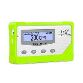 GQ GMC-300S Digital Nuclear Radiation Detector Monitor Meter Geiger Counter Radiation Dosimeter (Green Silicone Case)