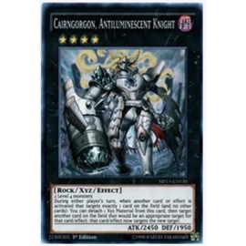 yugioh - Cairngorgon, Antiluminescent Knight MP15-EN030 1st Edition Super Rare - Mega Pack 2015