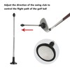 Golf Alignment Rod Stainless Steel Retractable Magnetic Club Alignment Stick