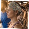 Mikinona 2pcs Multi Function Sports Hair Bands Comfortable Sweat Headbands