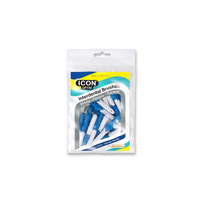 Stoddard Icon Blue Standard Interdental Brushes - 25 Per Pack