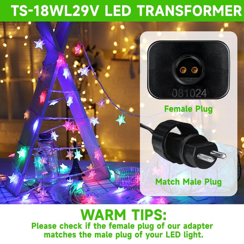 29V 0.62A 18W Class 2 Power Unit Model TS-18W29V LED