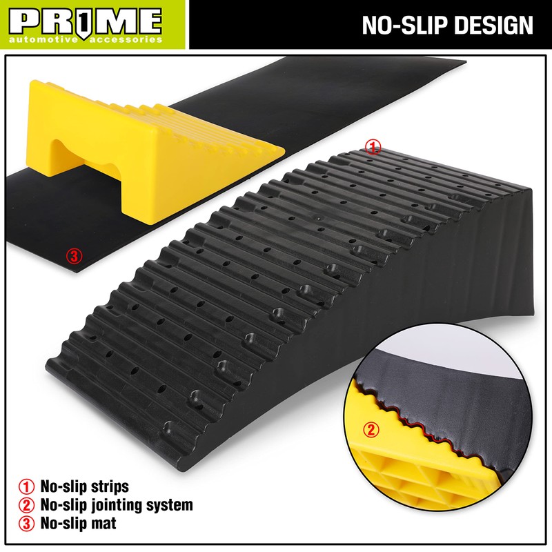 Prime 1 PR1ME Camper Leveler, 2 Pack RV Leveling Blocks,
