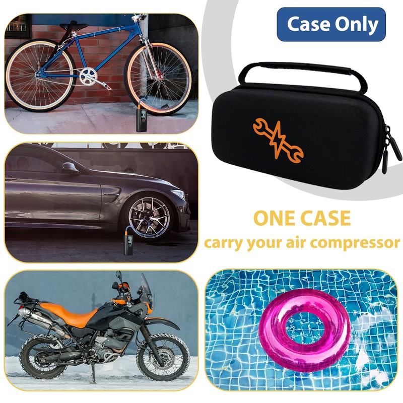 Case for Frarome/Airmoto Tire Inflator Portable Air Compressor and Accessories