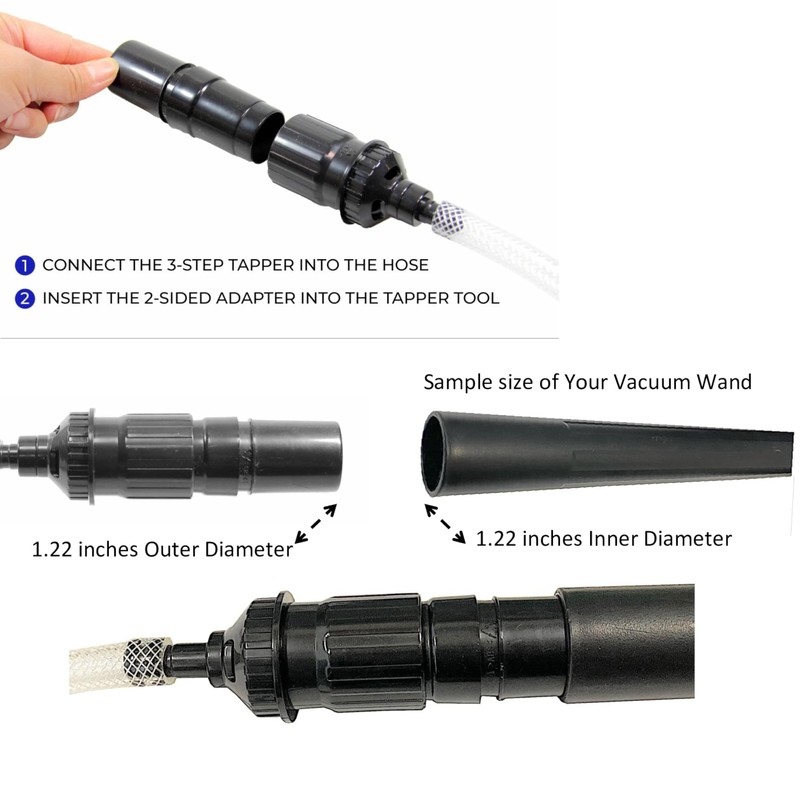 MaximalPower Mini/Micro Vacuum Cleaner Attachment Tool Kit 8 Pcs Set