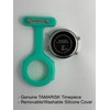 Tamarisk Pin-on Nurse Watch - Multi-Function Digital Display, Green, Digital