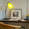 LIFKOME Horseshoe Lampshade Plastic Light Shade Inclined Horseshoe Lamp Cover