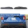 dreamrefit Smoke Rear Bumper Reflector Light For Ford Explorer 2020-24
