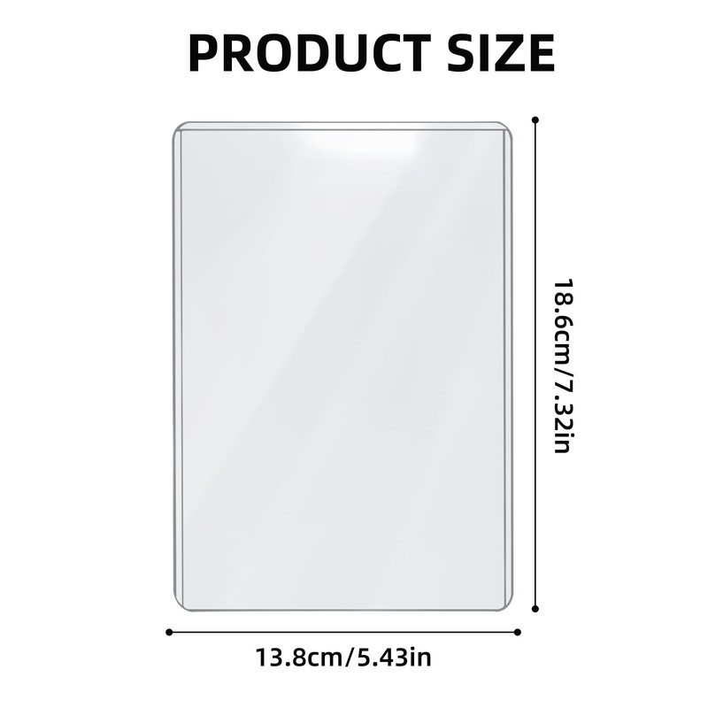 Birth Certificate Holder Canada - 5x7 Inches, Sturdy Clear Plastic