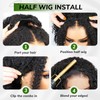 Fine Plus Curly Half Wig for Black Women, 3 in