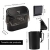 Bote de Basura para Auto, 2 Pack Mini Bote de