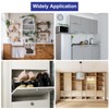 sourcing map 2 Pcs Brass Lid Folding Support Hinge, 3"