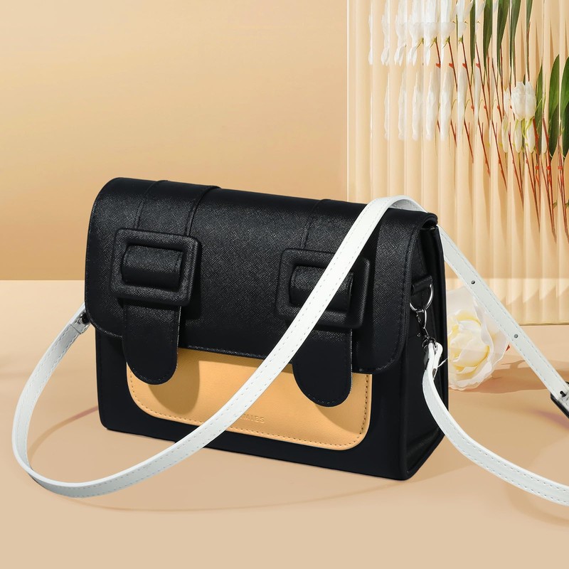 RAYNAG Leather Crossbody Strap Replacement, Adjustable Purse Strap, Handbag Shoulder