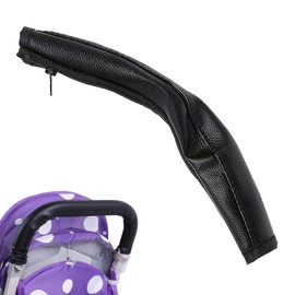 Pram Handle Cover, Pram Handle Cover, Pram Armrest Protective Cover, Armrest Handle Cover for Pushchairs with Zip, 55 cm Pram Handle Cover for Most Pushchairs
