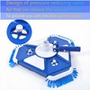 Havrlqi Pool Vacuum Head with,Pool Vacuum Head with Side Brush