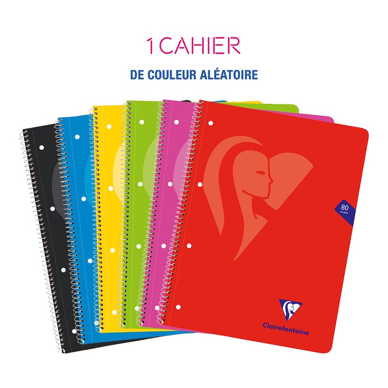 Clairefontaine Mimesys 696803C College Notepad with Flexible Cardboard Cover and
