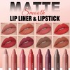 CoteMara Matte Lipstick for women Long-Lasting Water-proof Retractable Lip Liner