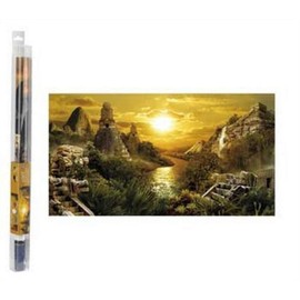 Hydor H2Show Lost Civilization Background with Application Gel, 31.5" x 15.75"