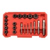 Cahuczlhoz 26Pcs Screws Bolt Extractor Set W/Drill Bit Kit Lug