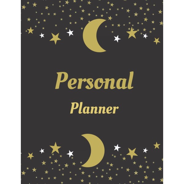 Personal Planner: Moon Cover Full Year Planner is perfect as