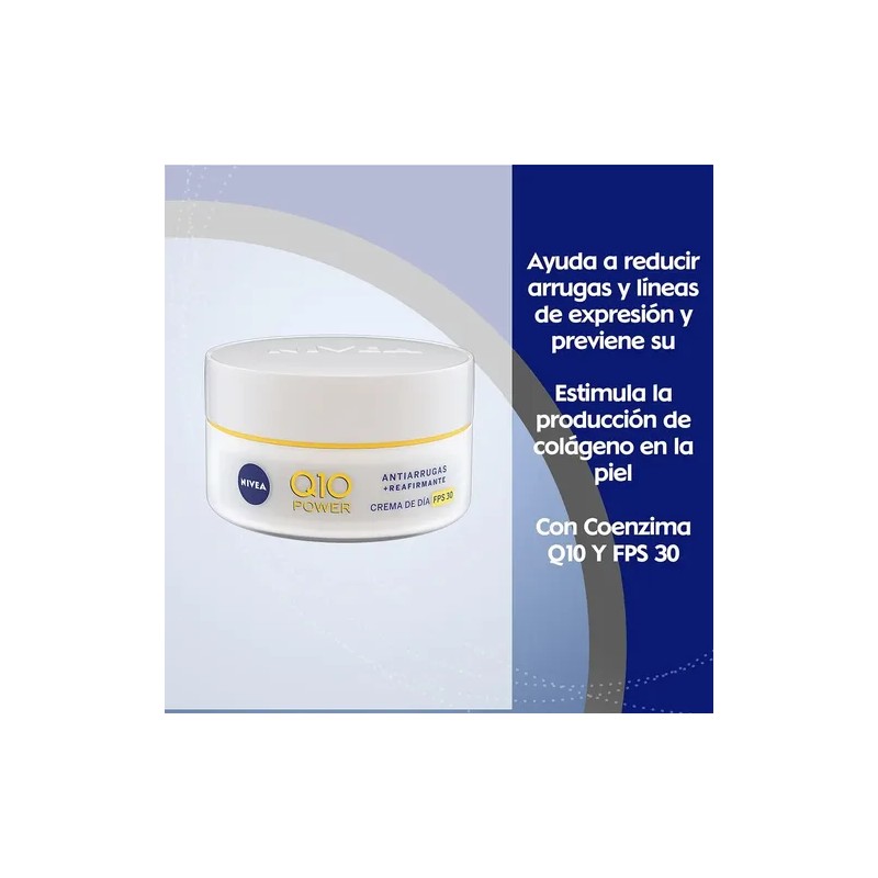 Nivea Q10 Crema Facial Antiarrugas Día Fps30 50 Ml