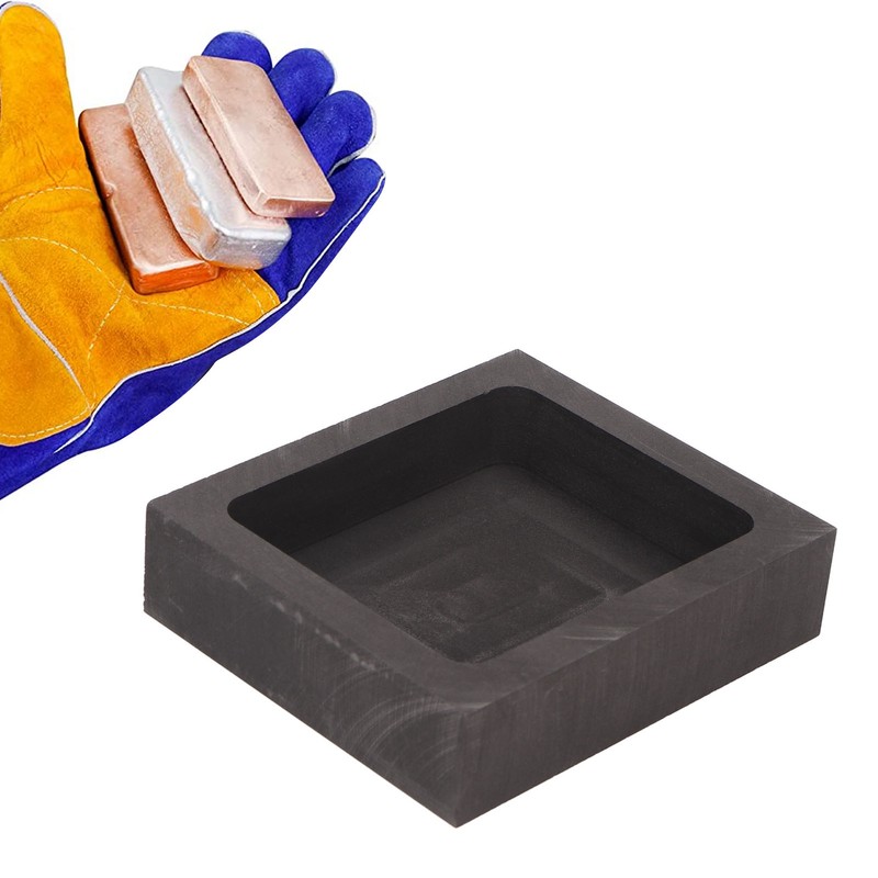 Graphite Ingot Mold Melting Gold Silver Brass Graphite Casting Mold