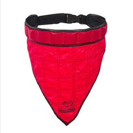 ESTEXO IZIPET Dog Cooling Bandana, Dog Collar with Cooling Function, Hydrogel for Cooling, Snap Closure, Collar Red, S