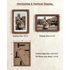 RICHFOCUS 4x6 Picture Frame USA-Sourced Natural Walnut Solid Wood Photo