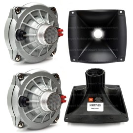 Universal JBL  2 x D250-X Midrange Compression Drivers 2 x HM17-25 60x40 Horn Flares