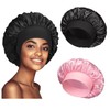 Hroevc 2PCS Silk Bonnet Satin Bonnet, Silk Hair Wrap for