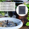 10V 6.5W Solar Floating Fountain IP68 Waterproof Solar Water Fountain