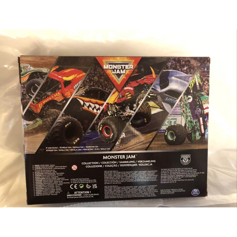 Spin Master 2021 SPIN MASTER MONSTER JAM TARGET 9 PACK