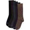 Nautica Men's Dress Socks - 5 Pack Stretch Comfort Crew