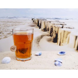 Red Bush Tea in Pyramid Bag Vanilla Pieces Rooibos Sun 15 Bags More Sea Sylter Teekontor