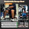 Rolling Shop Stool Chair with Wheels, Mechanic Garage Stool on