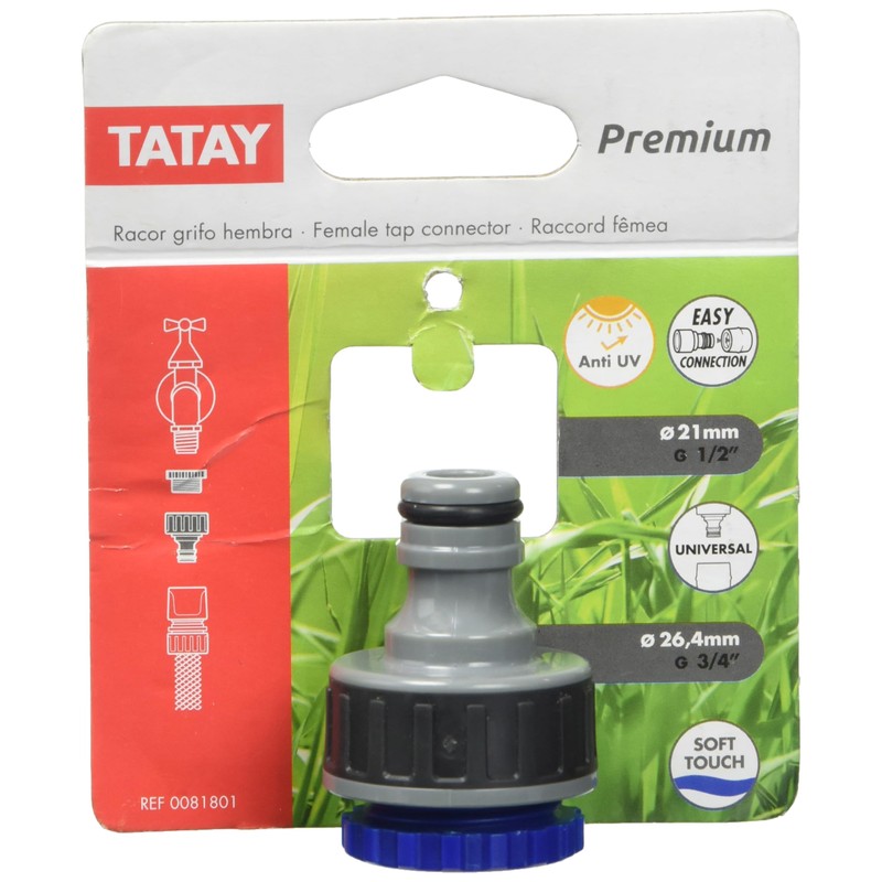 TATAY Tap Connector 3/4 Inch - 1/2 Inch Premium, Universal