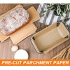 Webake Unbleached Parchment Paper Loaf Pan Liners for Baking Bread