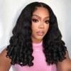 Yaki Curly V Part Wigs Afro Curly Wig with Bouncy