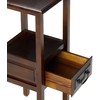 Christopher Knight Home Rivera Acacia Wood Accent Table, Brown Mahogany