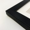 pf+a REAL GLASS Black Frame For 20x20cm Photo - Oxford