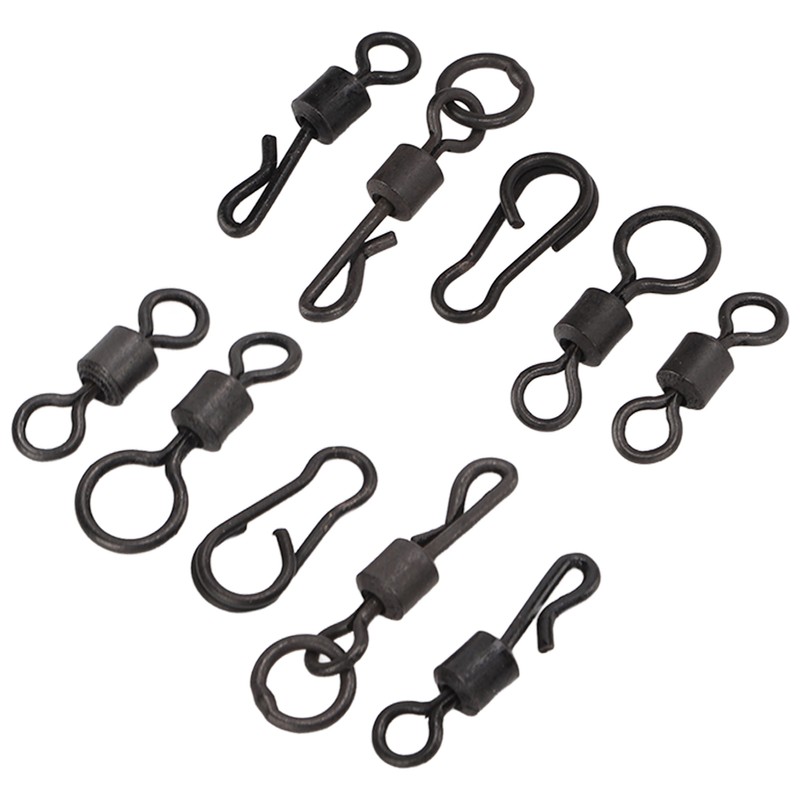 150pcs Fishing Barrel Bearing Rolling Swivels Kit Winding Resistance Stainless