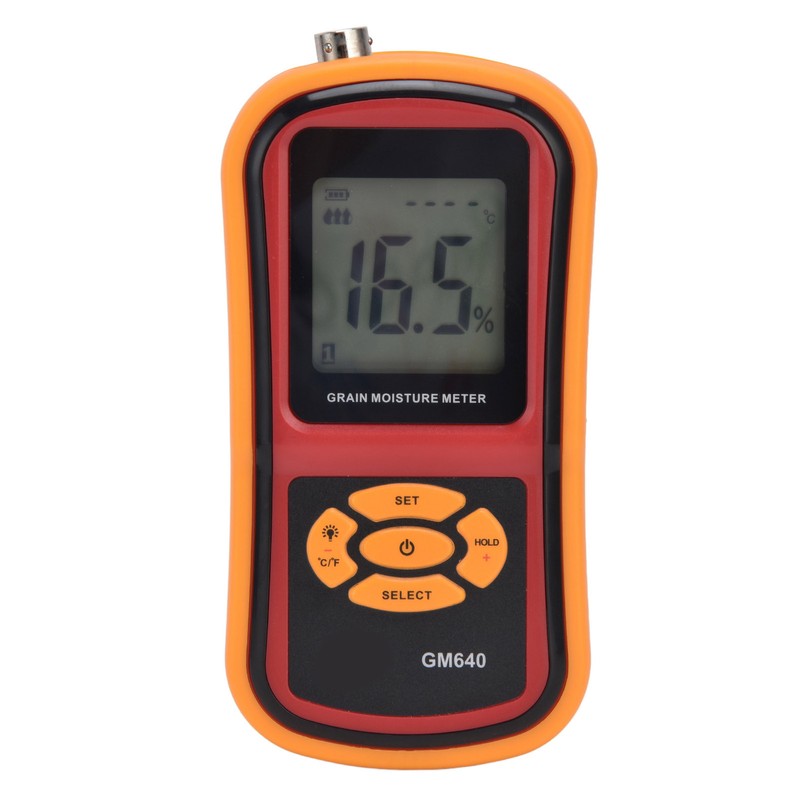 Digital Moisture Detector Portable Grain Moisture Meter LCD Hygrometer Humidity