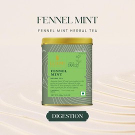 Luxmi Estates - Fennel Mint Tea - 100g (50 Cups) | USDA Certified Organic Herbal Tea | Caffeine-Free