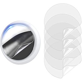 Case for Airtag Key Tracker Holder with Keychain Ring (Black-White)