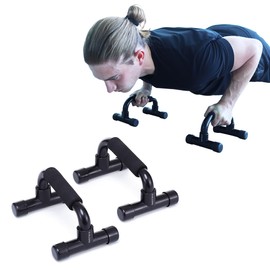 Skelcore Push Up Bars Strength Trainer - Push Up Handles for Floor Workouts with Ergonomic Non-Slip Comfort Foam Grip Handles for Home Fitness Training - Chest exerciser for Men and Women
