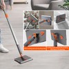Sayene Baseboard Cleaner Tool with Handle,Wall Cleaner mop with Squeegee,