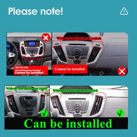 9.7'' Android 13.0 Car Radio Stereo for Ford Transit 2013 2014 2015 2016 2017 2018 2019,for Ford Transit Custom 2014-2019 Touchscreen Radio with Carplay & Android Auto Support Bluetooth [2+32G]