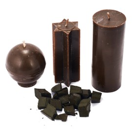 Brown Candle Dye 2oz for Soy Candle Making – Candle Shop Premium Color Dye Blocks for Soy Wax, Beeswax, Paraffin - Candle Wax Dyes